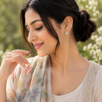 Luna Square Crystal Stud Earrings