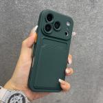 Luxury Soft Silicone Wallet Case For iPhone