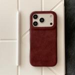 Autumn Winter Advanced Solid Color Leather Letter Shockproof Protective