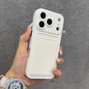 Luxury Soft Silicone Wallet Case For iPhone