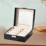 Watch display box - 6/10/12/3/24/ watch display organizer- Faux leather organizer