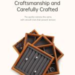 Small Simple Solid Wood Storage Box Ring