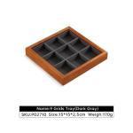 Small Simple Solid Wood Storage Box Ring