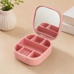 Jewelry Organizer Box with Mirror